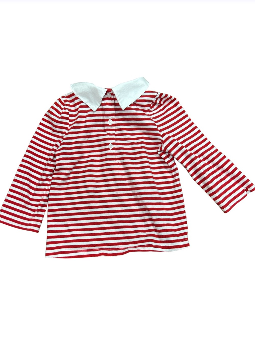 Janie and Jack Striped Sailor Top Girl’s Size 7 - Picture 2 of 3